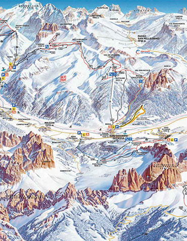 Skigebiet Carezza Dolomites
