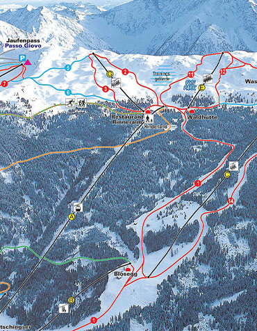 Skigebiet Ratschings - Jaufen